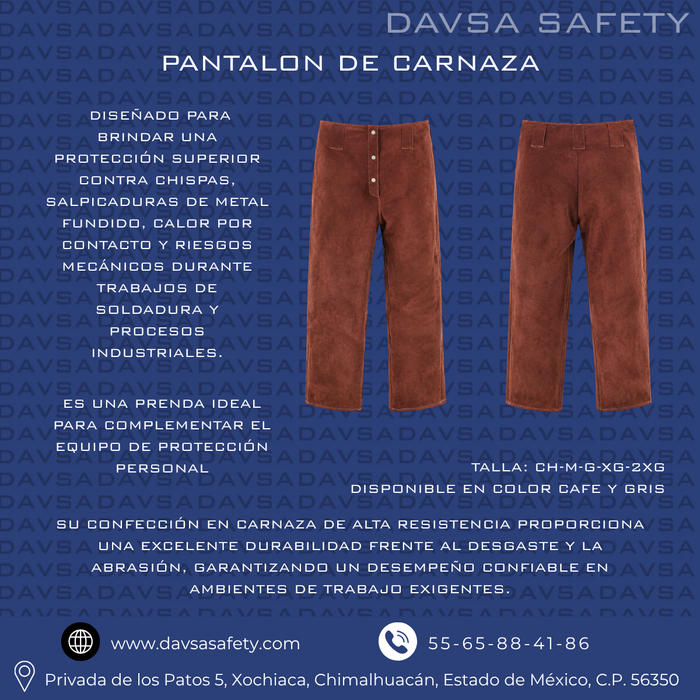 PANTALON ANTI CHISPA