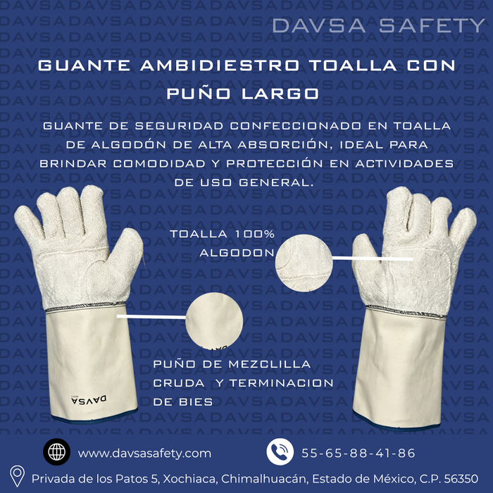 GUANTE DE TOALLA AMBIDIESTRO