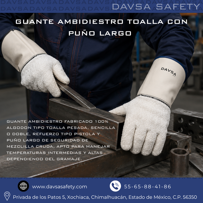 GUANTE DE TOALLA AMBIDIESTRO