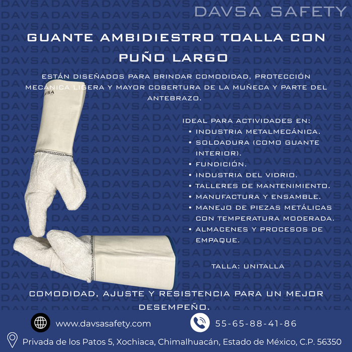 GUANTE DE TOALLA AMBIDIESTRO