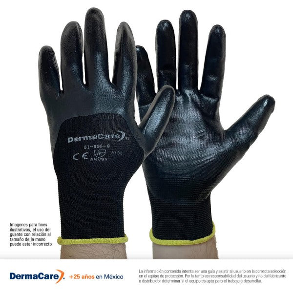 GUANTE NYLON REC NITRILO