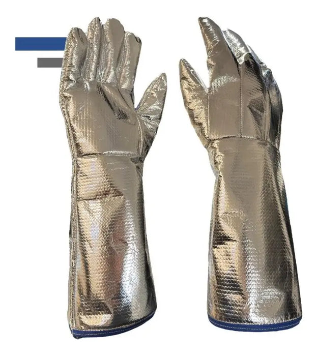 Guante Kevlar Aluminizado Con Forro Nomex 1 Par 30-40cm
