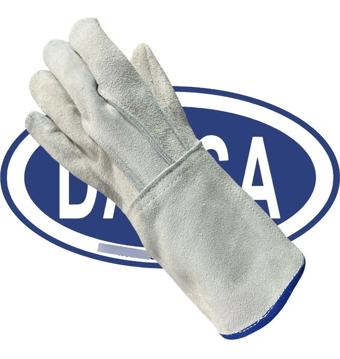 Guantes Para Soldador De Carnaza Gris 14'' Uso Rudo