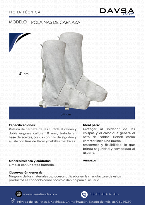 POLAINAS DE SEGURIDAD