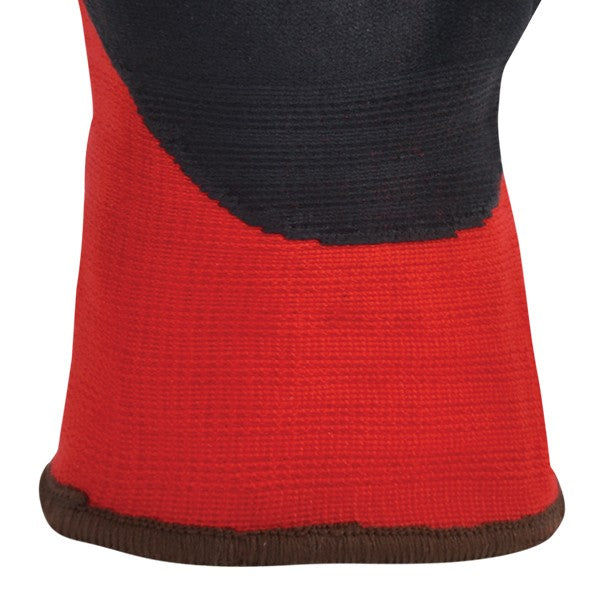 GUANTE NYLON ROJO CON POLIMERO EN PALMA
