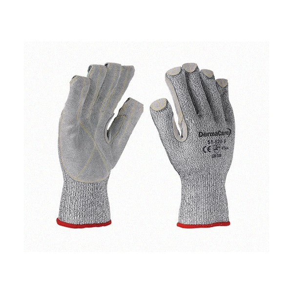 GUANTE POLIE C/CARNAZA Y TEJIDO KEVLAR EN PALMA