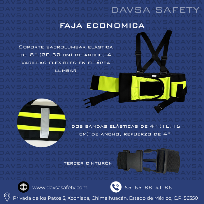 FAJA ELÁSTICA SACROLUMBAR