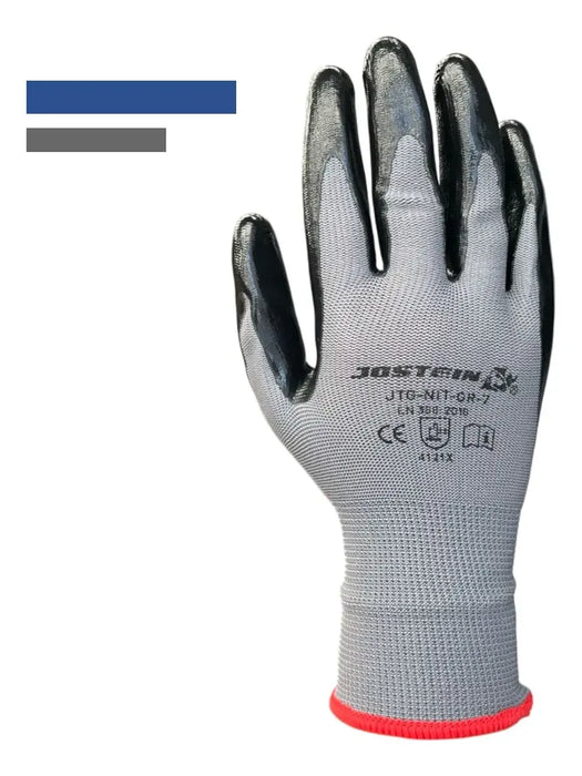 Guantes De Nylon Palma Cubierta De Nitrilo Vs Abrasión