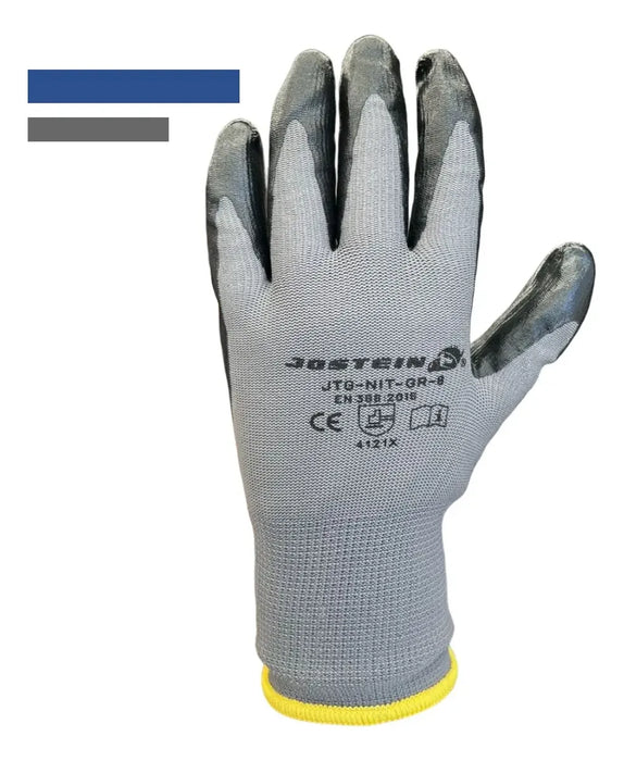 Guantes De Nylon Palma Cubierta De Nitrilo Vs Abrasión
