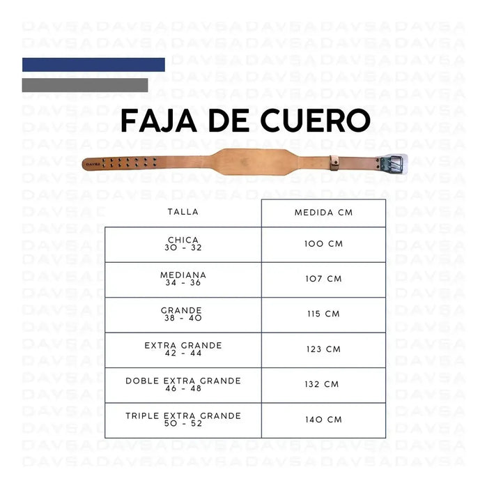 FAJA PESISTA DE CUERO